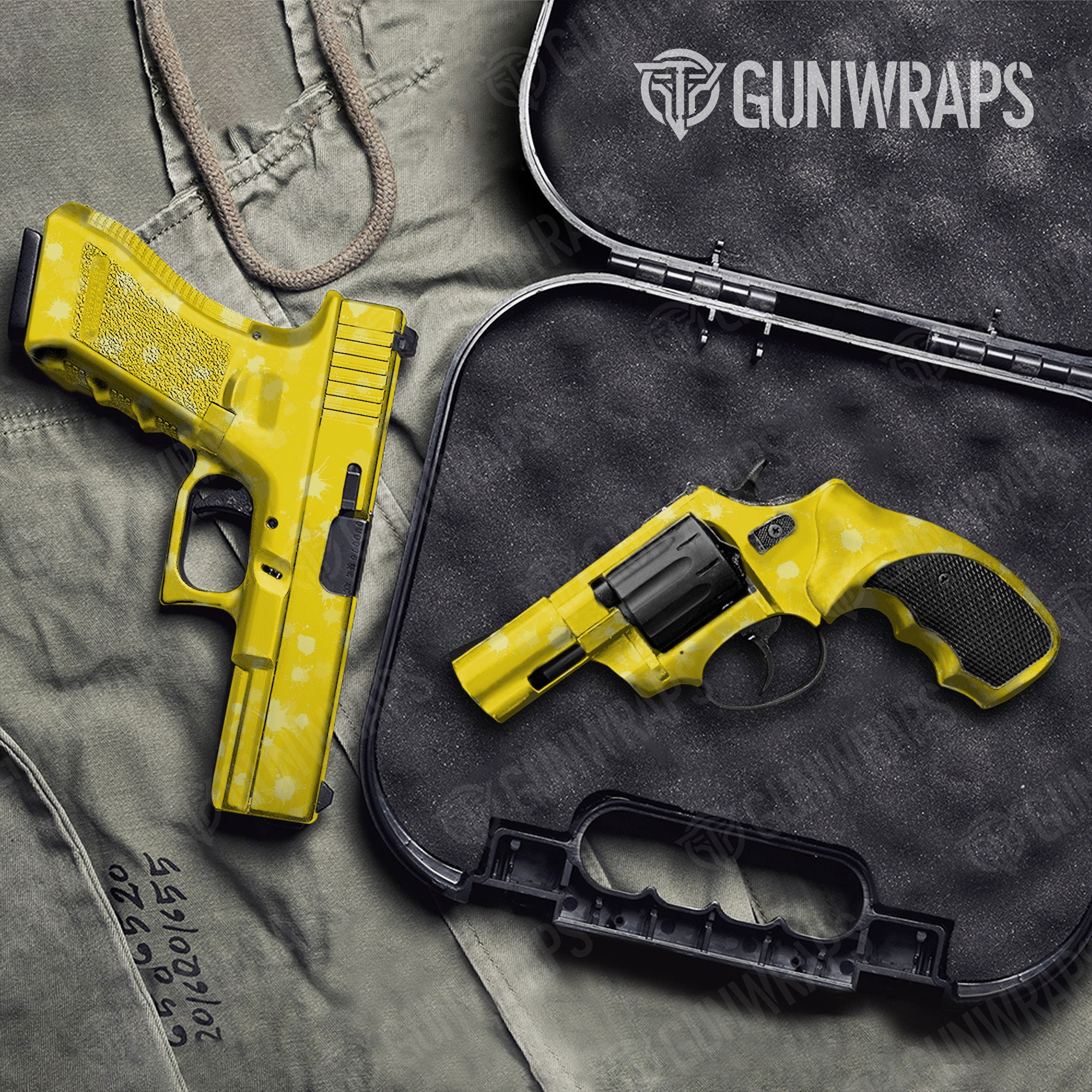Paintball Elite Yellow Gun Skin Vinyl Wrap