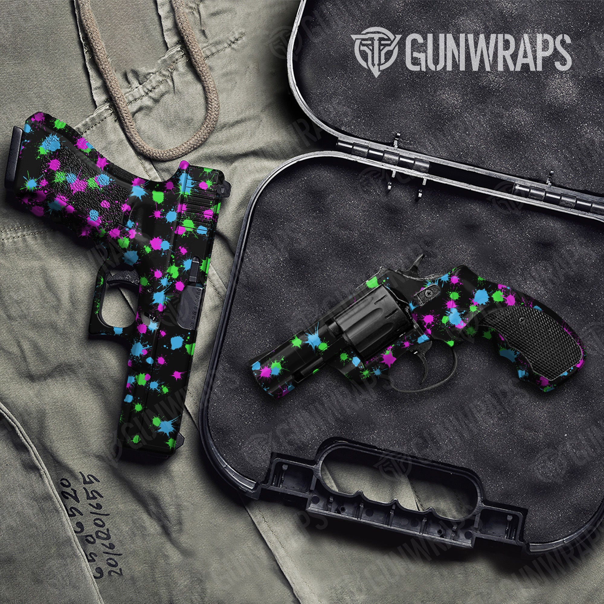 Paintball Retro Gun Skin Vinyl Wrap