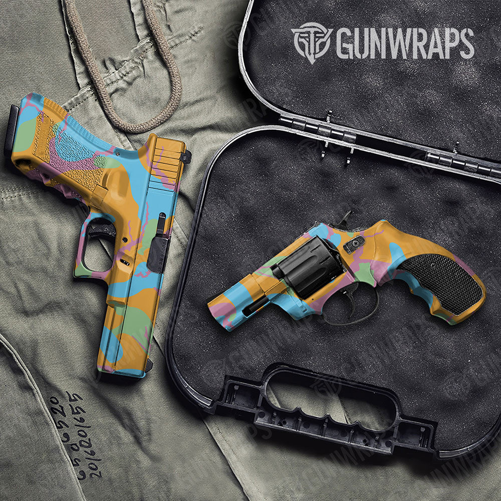 Ragged Sherbert Gun Skin Vinyl Wrap