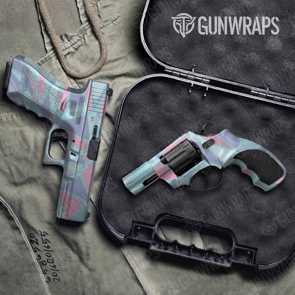 Sharp Cotton Candy Gun Skin Vinyl Wrap