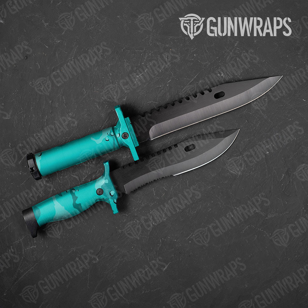Battle Storm Elite Tiffany Blue Gun Skin Vinyl Wrap