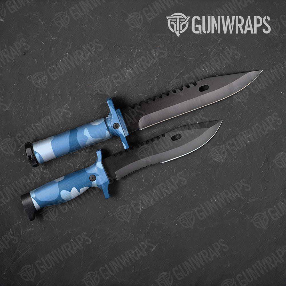 Classic Cool Blue Gun Skin Vinyl Wrap