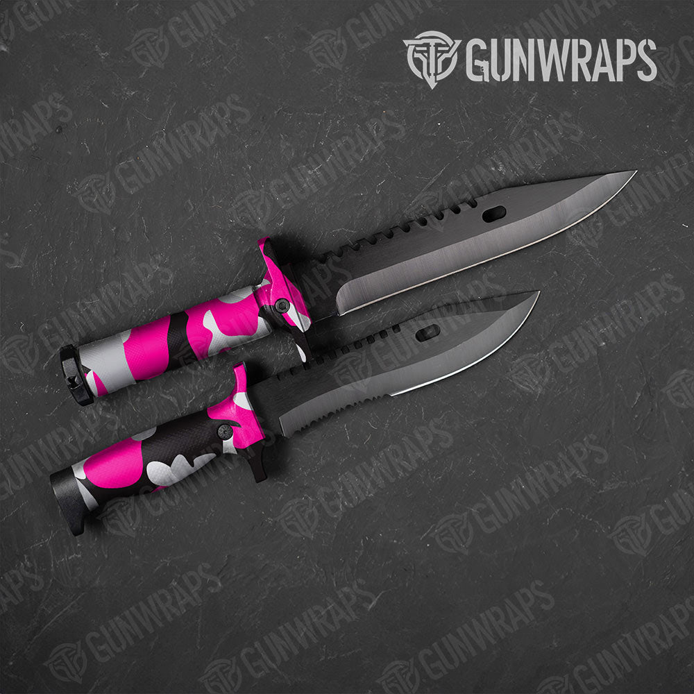 Classic Magenta Tiger Gun Skin Vinyl Wrap