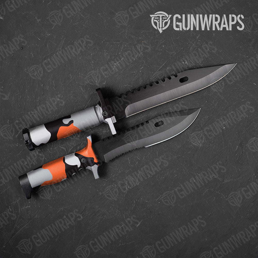 Cumulus Orange Tiger Gun Skin Vinyl Wrap