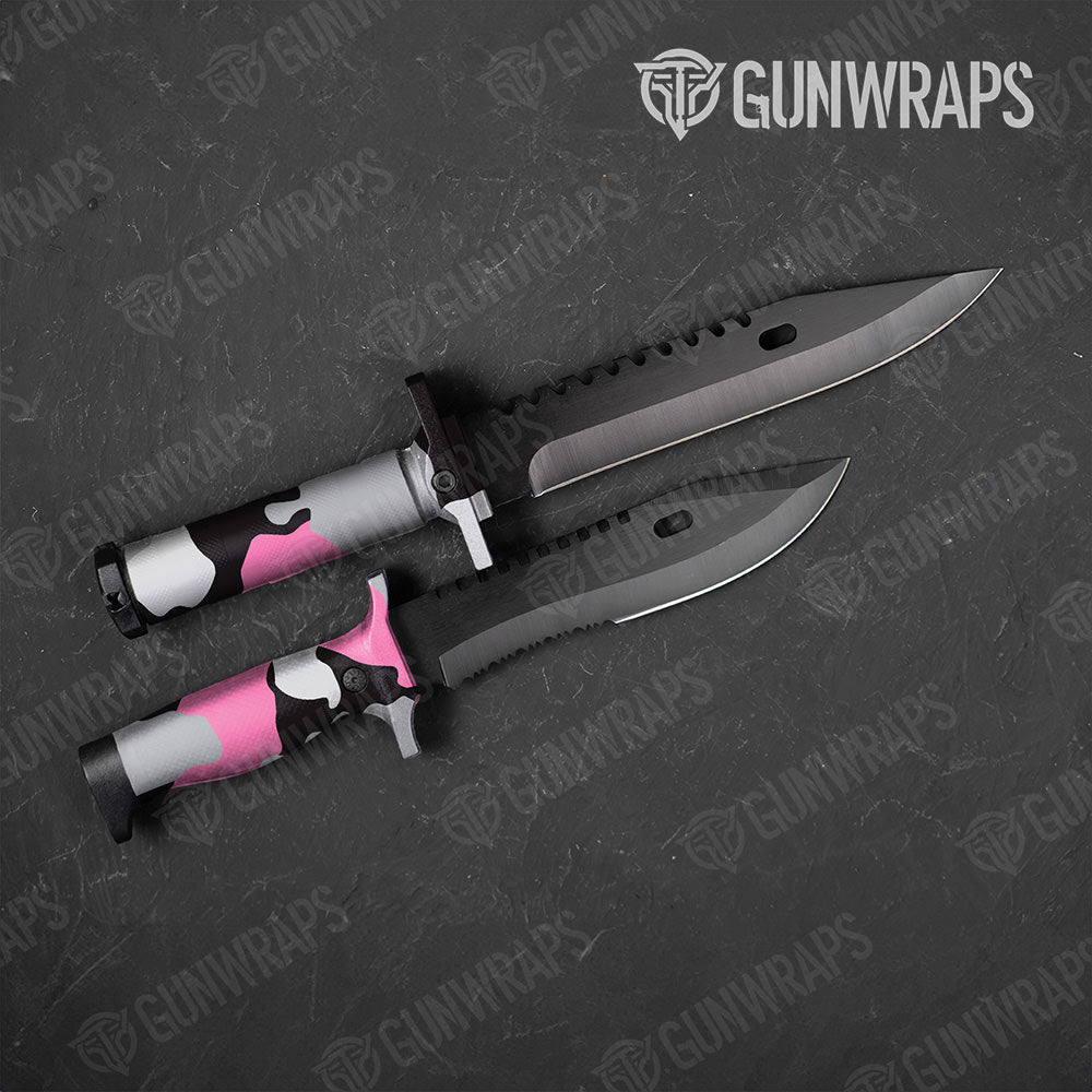 Cumulus Pink Tiger Gun Skin Vinyl Wrap