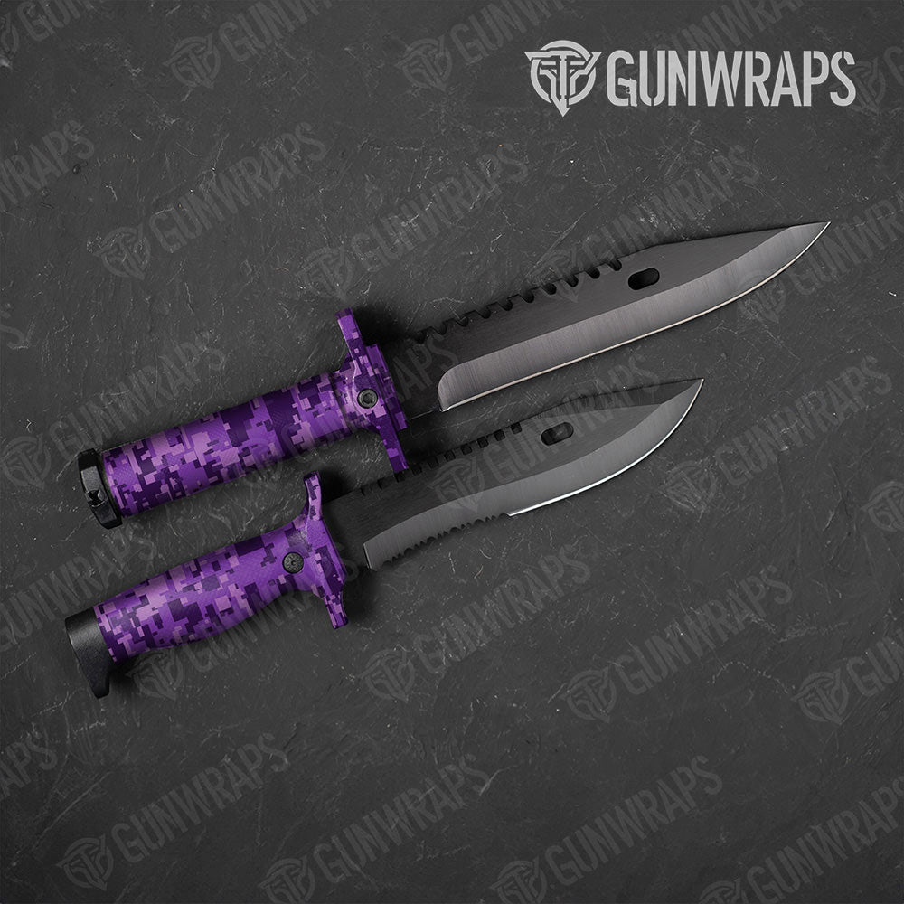 Digital Elite Purple Gun Skin Vinyl Wrap