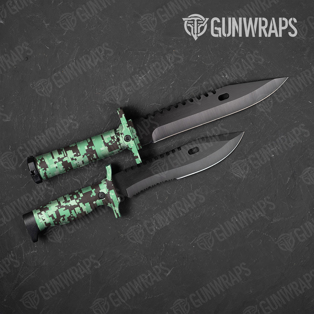 Digital Mint Chocolate Chip Gun Skin Vinyl Wrap