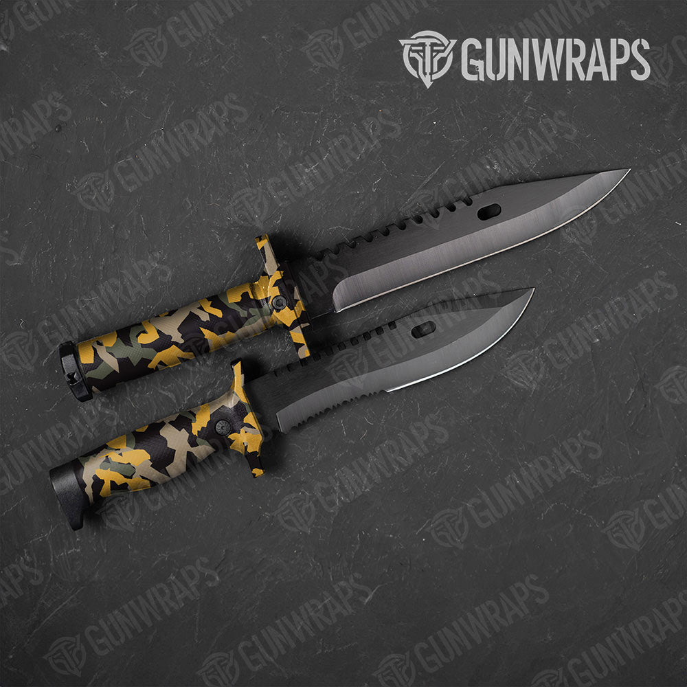 Erratic Militant Yellow Gun Skin Vinyl Wrap