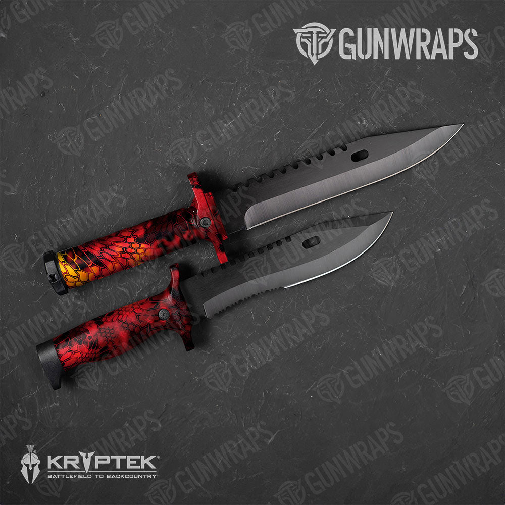Kryptek Lava Gun Skin Vinyl Wrap