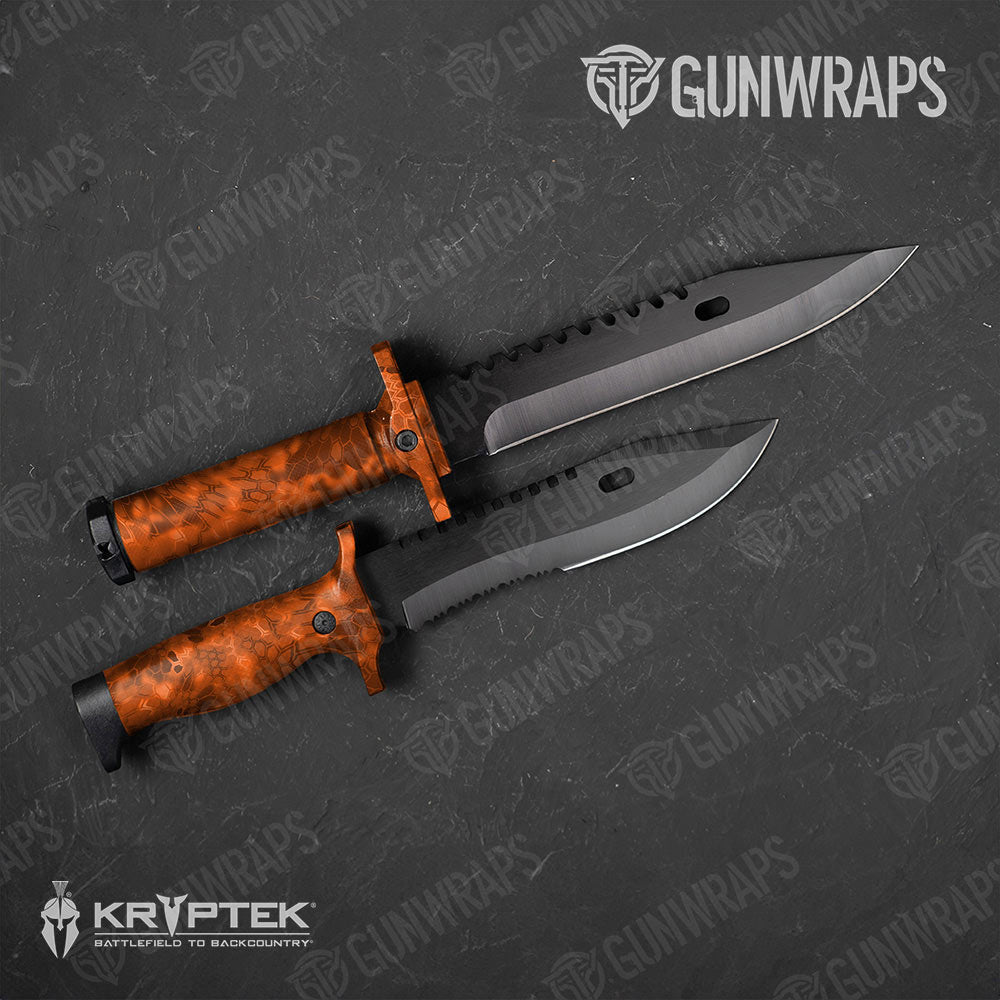 Kryptek Orange Gun Skin Vinyl Wrap