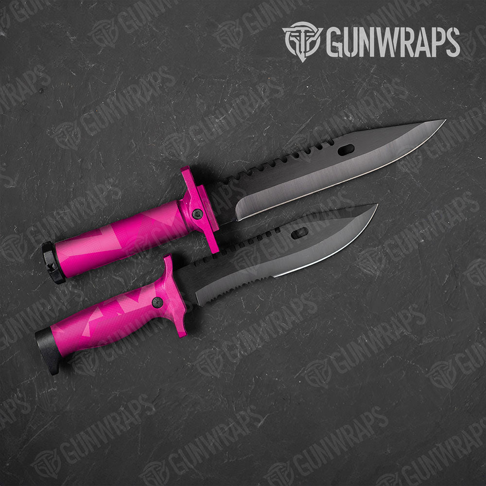 Shattered Elite Magenta Gun Skin Vinyl Wrap