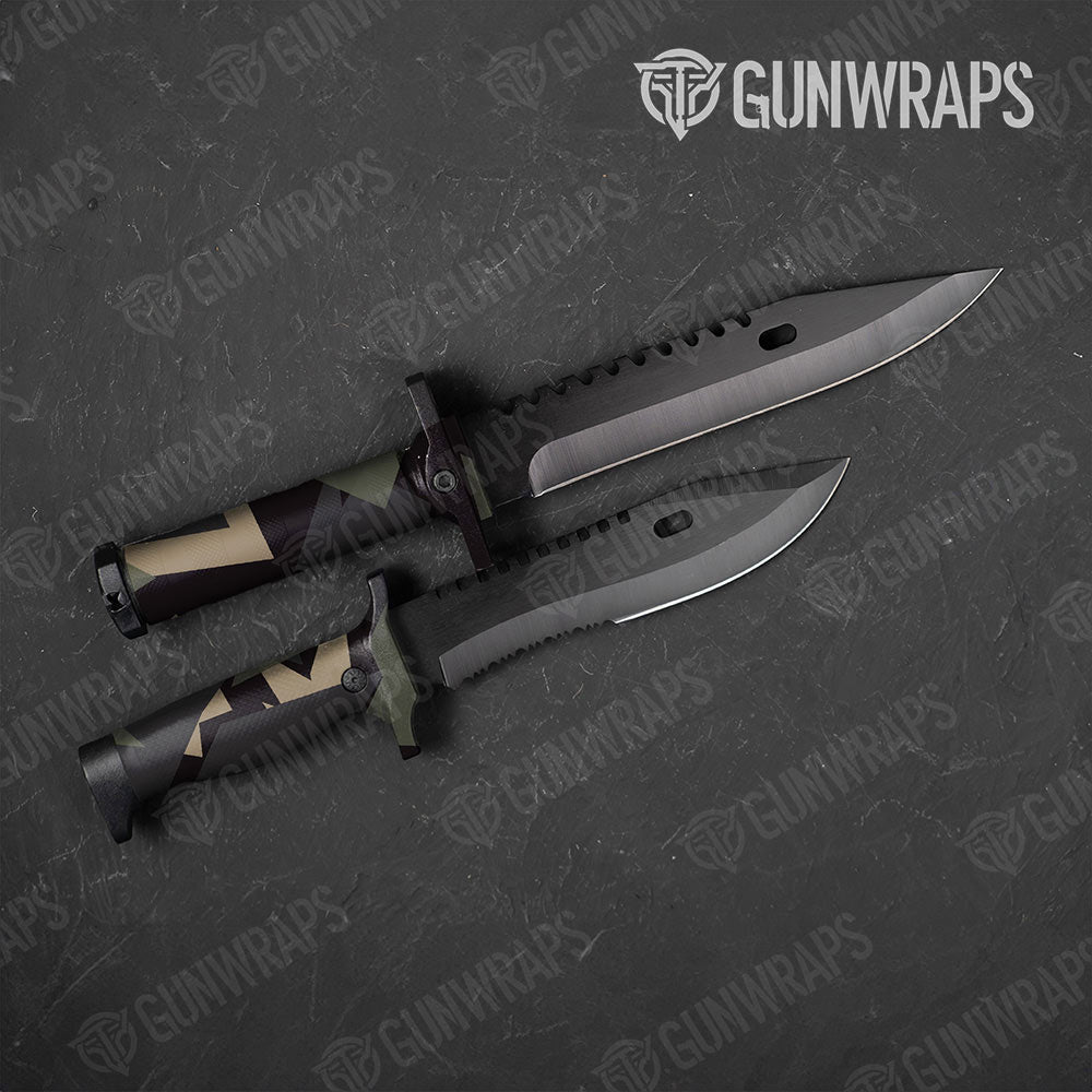 Shattered Militant Charcoal Gun Skin Vinyl Wrap