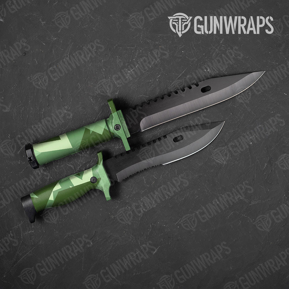 Shattered Pistachio Gun Skin Vinyl Wrap