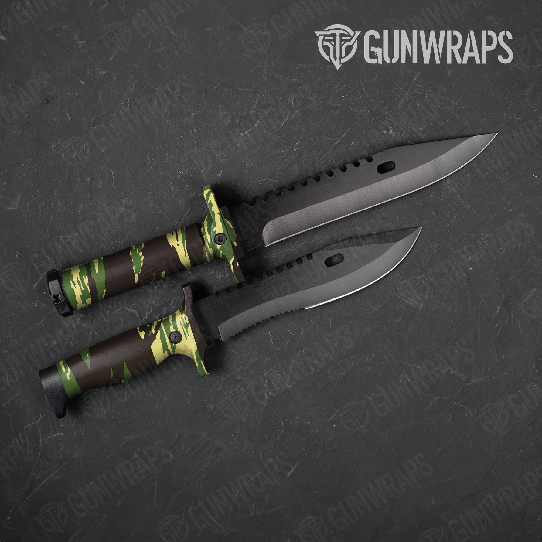 Vietnam Tiger Stripe Jungle Gun Skin Vinyl Wrap