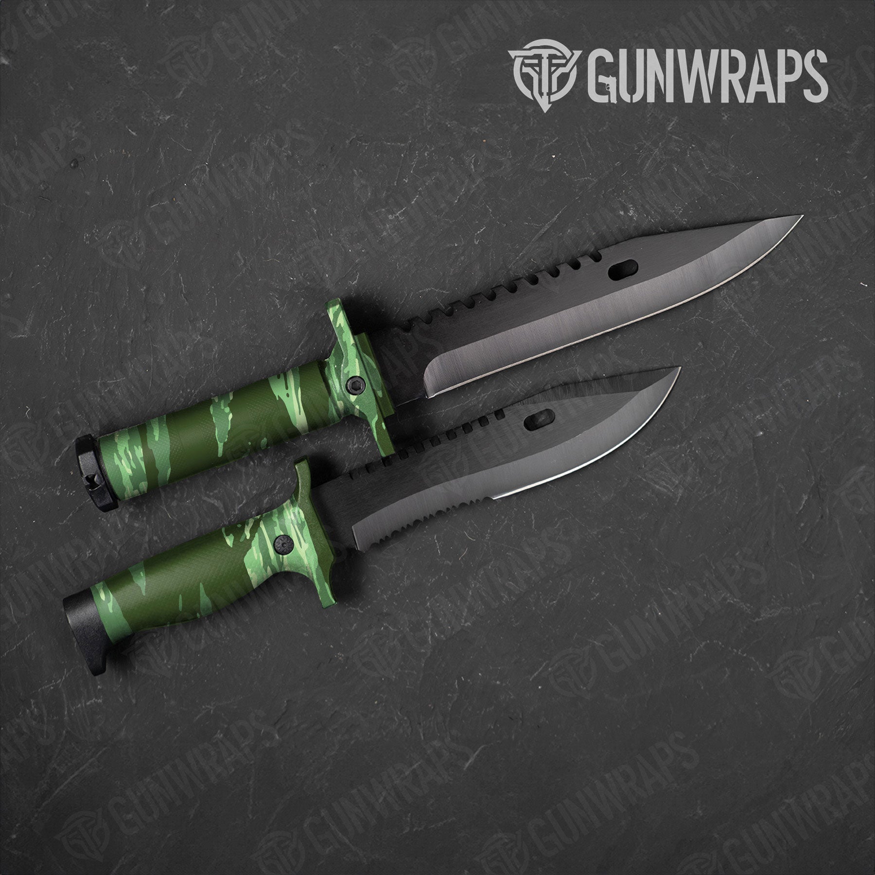 Vietnam Tiger Stripe Pistachio Gun Skin Vinyl Wrap