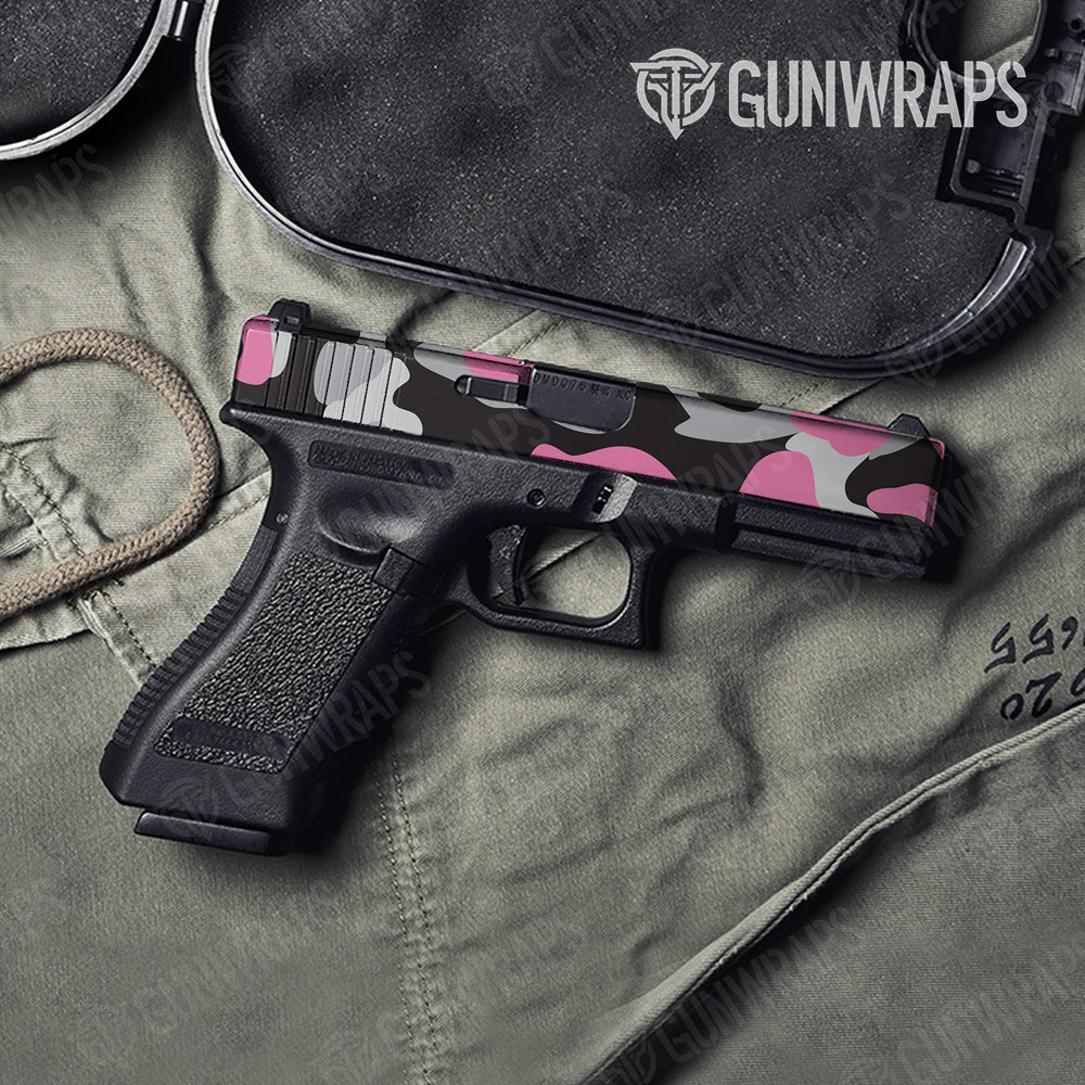 Classic Pink Tiger Gun Skin Vinyl Wrap