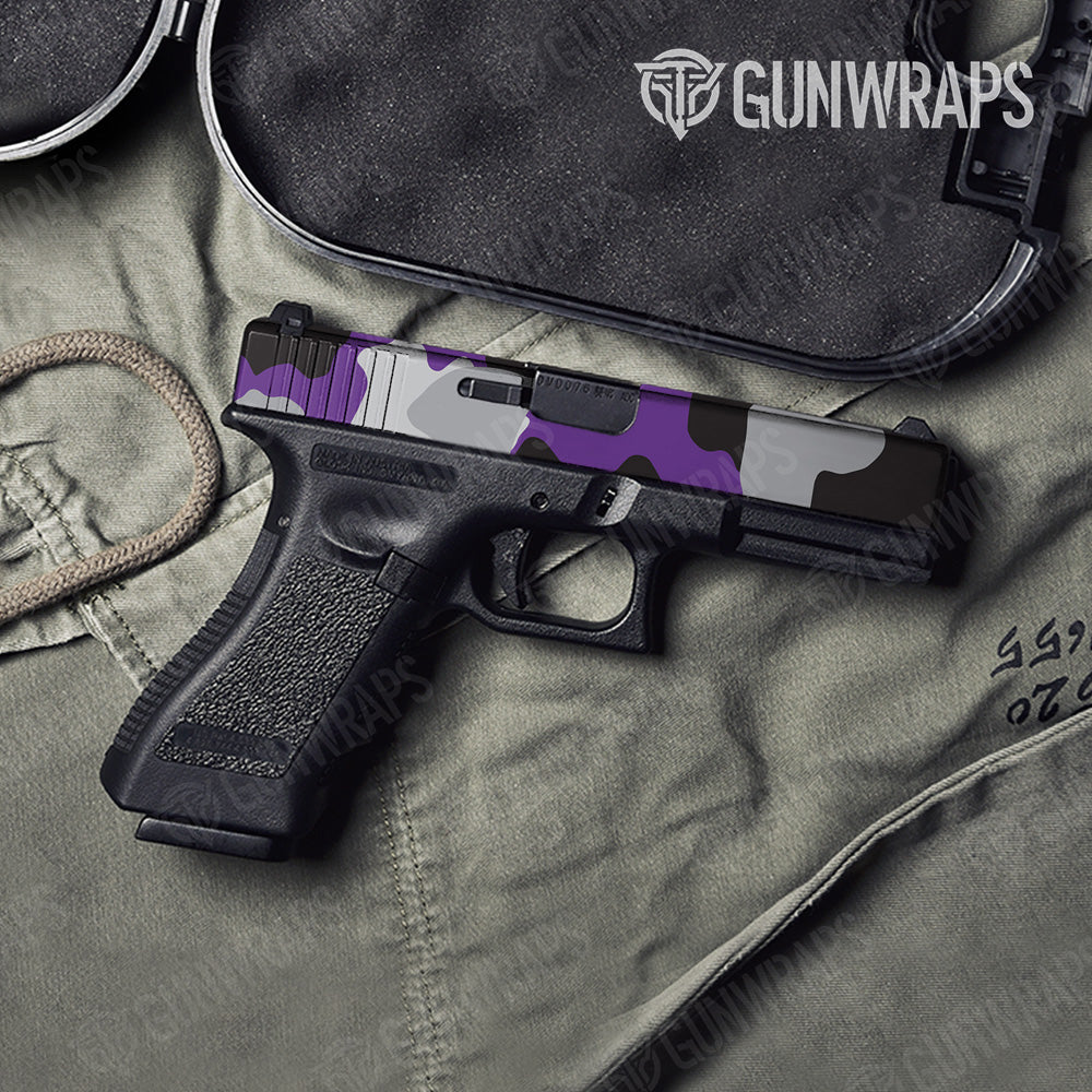 Cumulus Purple Tiger Gun Skin Vinyl Wrap