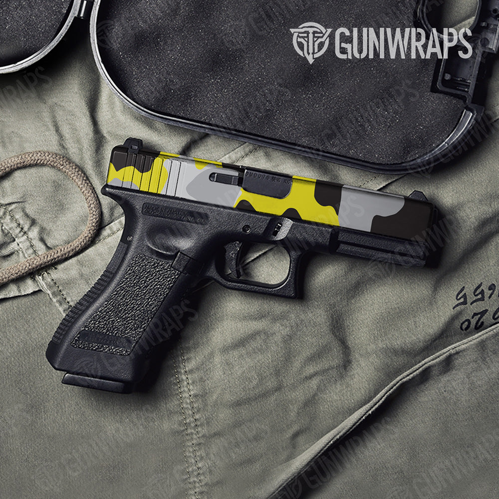 Cumulus Yellow Tiger Gun Skin Vinyl Wrap