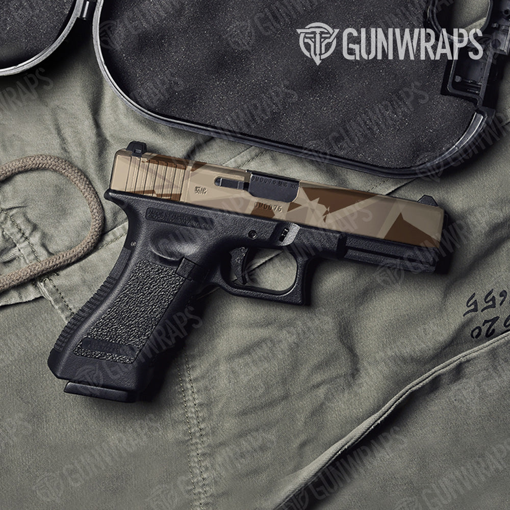 Sharp Desert Gun Skin Vinyl Wrap