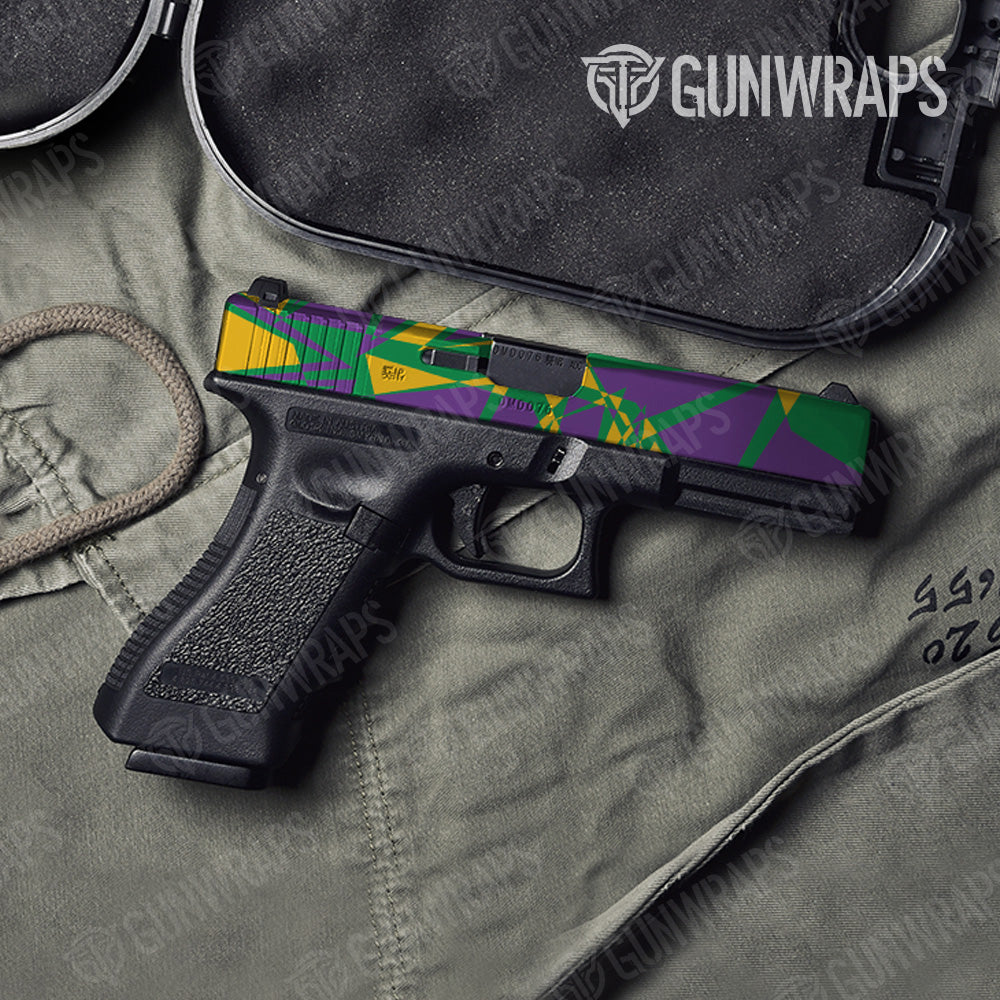 Sharp Mardi Gras Gun Skin Vinyl Wrap