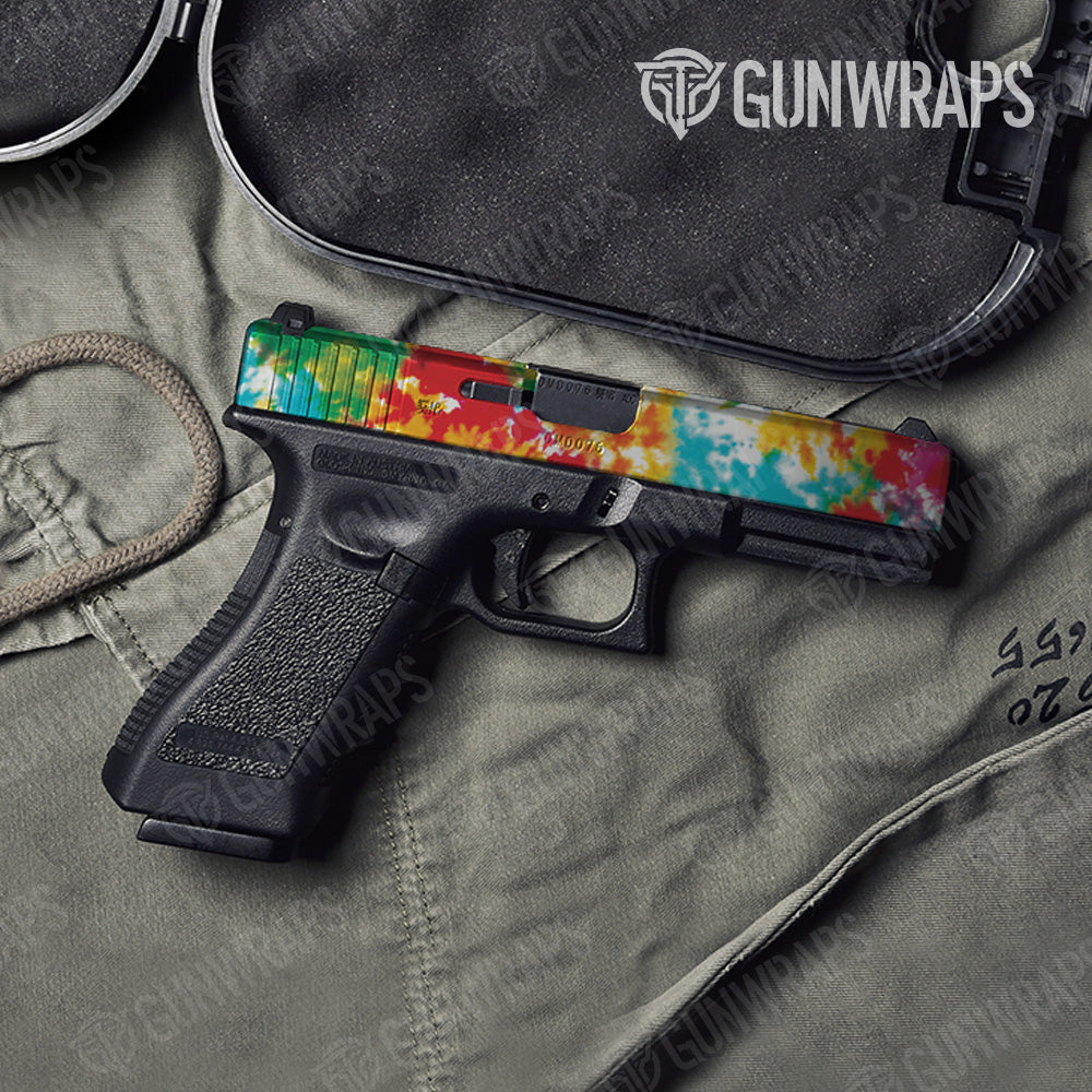Tie Dye Jungle Fever Gun Skin Vinyl Wrap