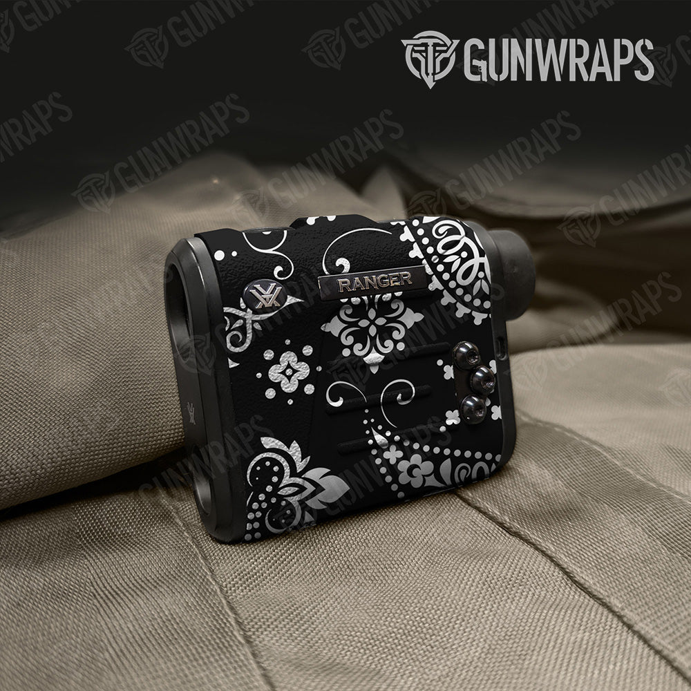 Bandana Black And White Gun Skin Vinyl Wrap