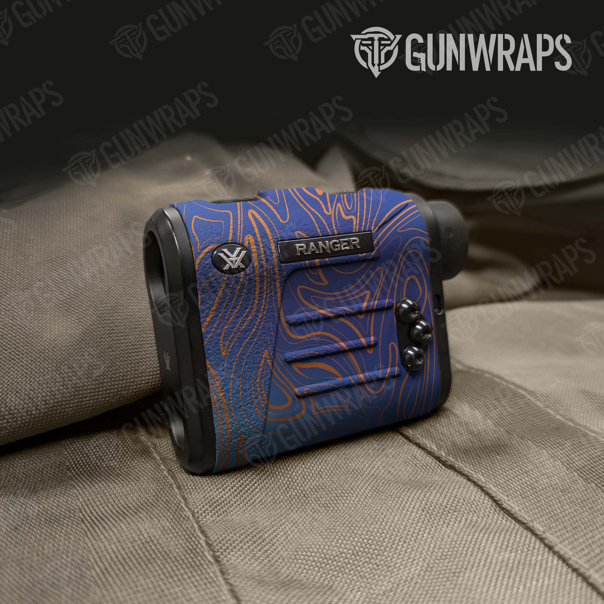 Damascus Fire And Ice Gun Skin Vinyl Wrap