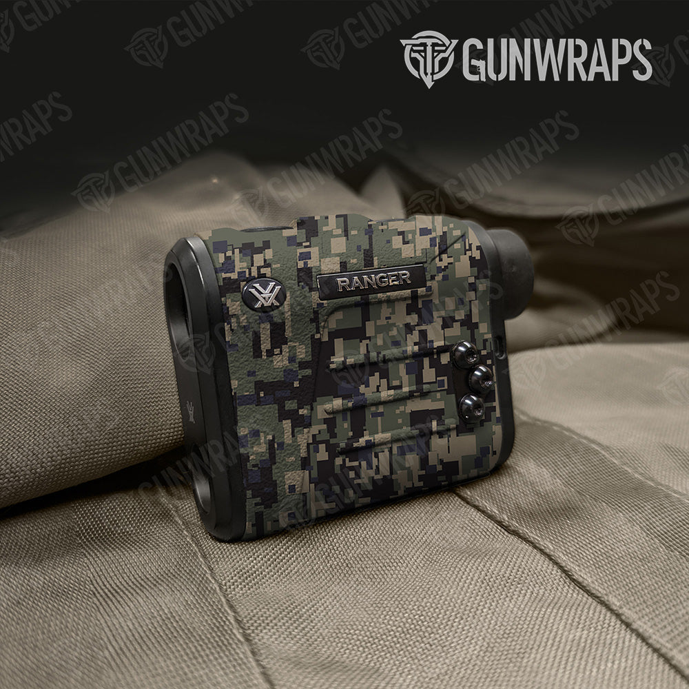 Digital Militant Blue Gun Skin Vinyl Wrap