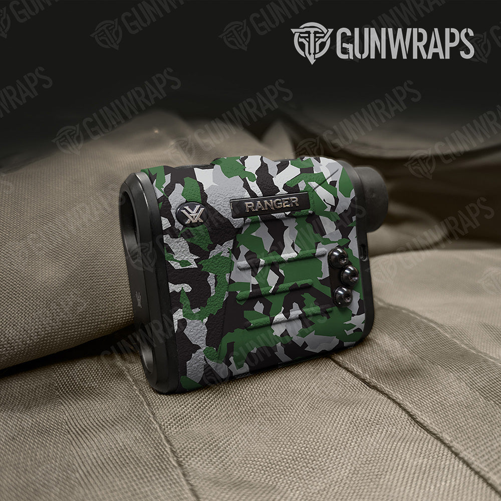Erratic Green Tiger Gun Skin Vinyl Wrap