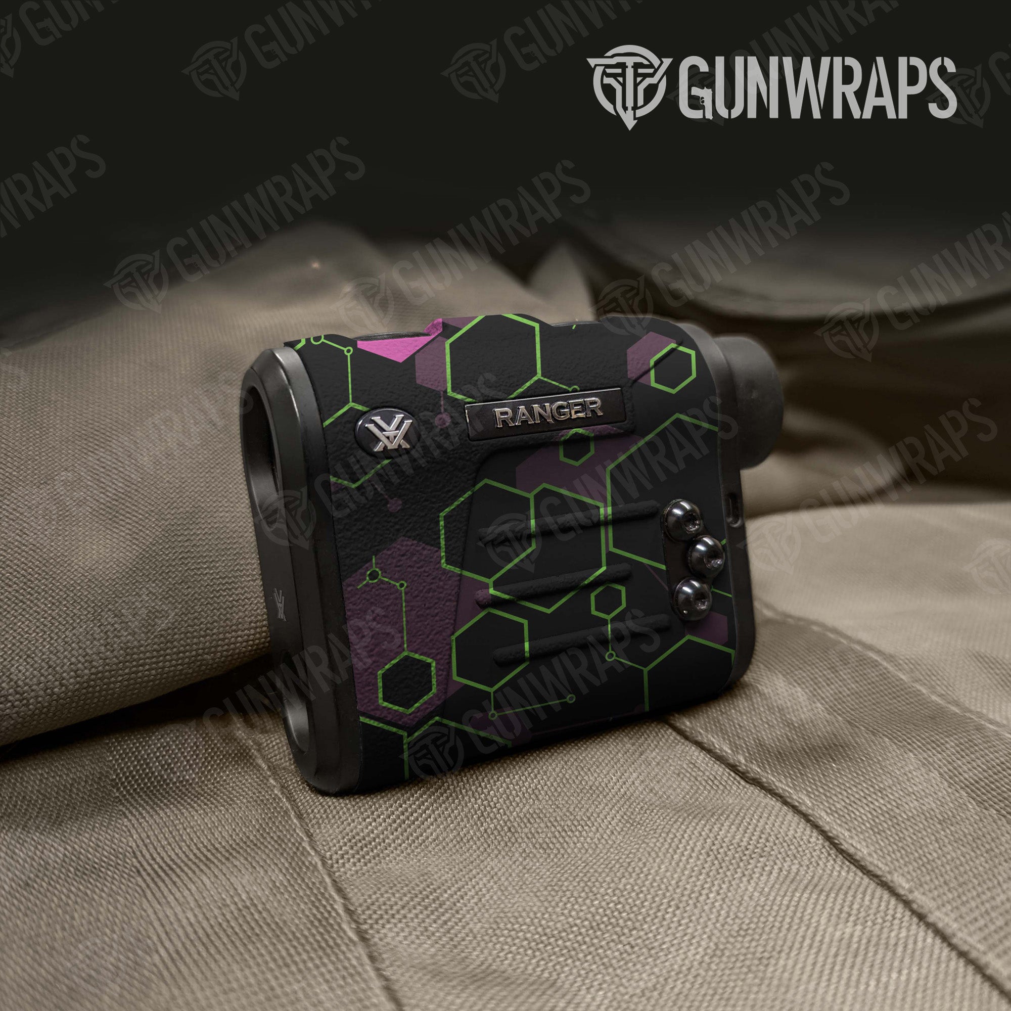 Hex DNA Neon Night Gun Skin Vinyl Wrap