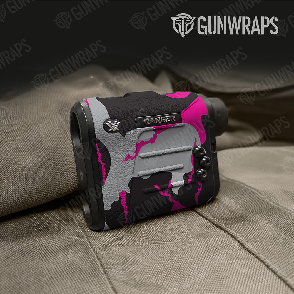 Ragged Magenta Tiger Gun Skin Vinyl Wrap