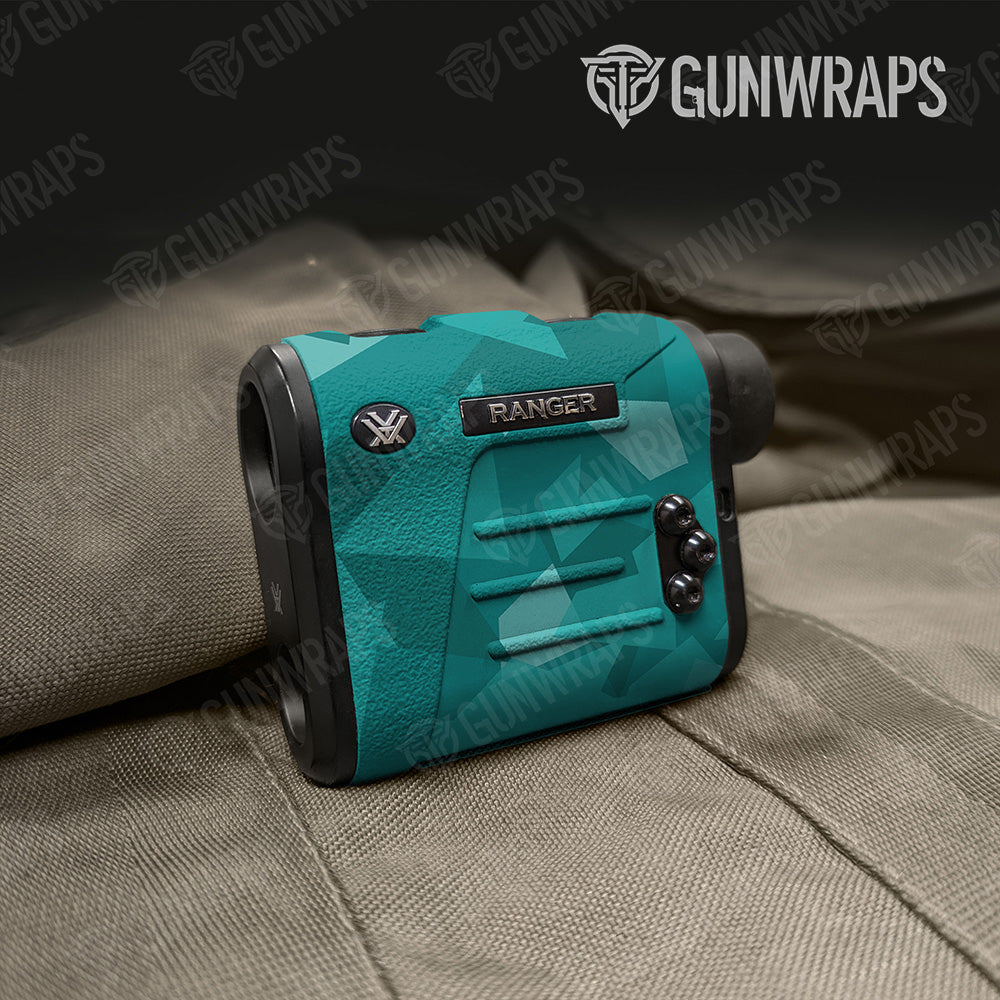 Shattered Elite Tiffany Blue Gun Skin Vinyl Wrap