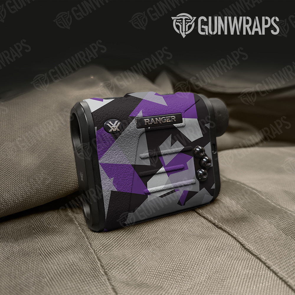 Shattered Purple Tiger Gun Skin Vinyl Wrap
