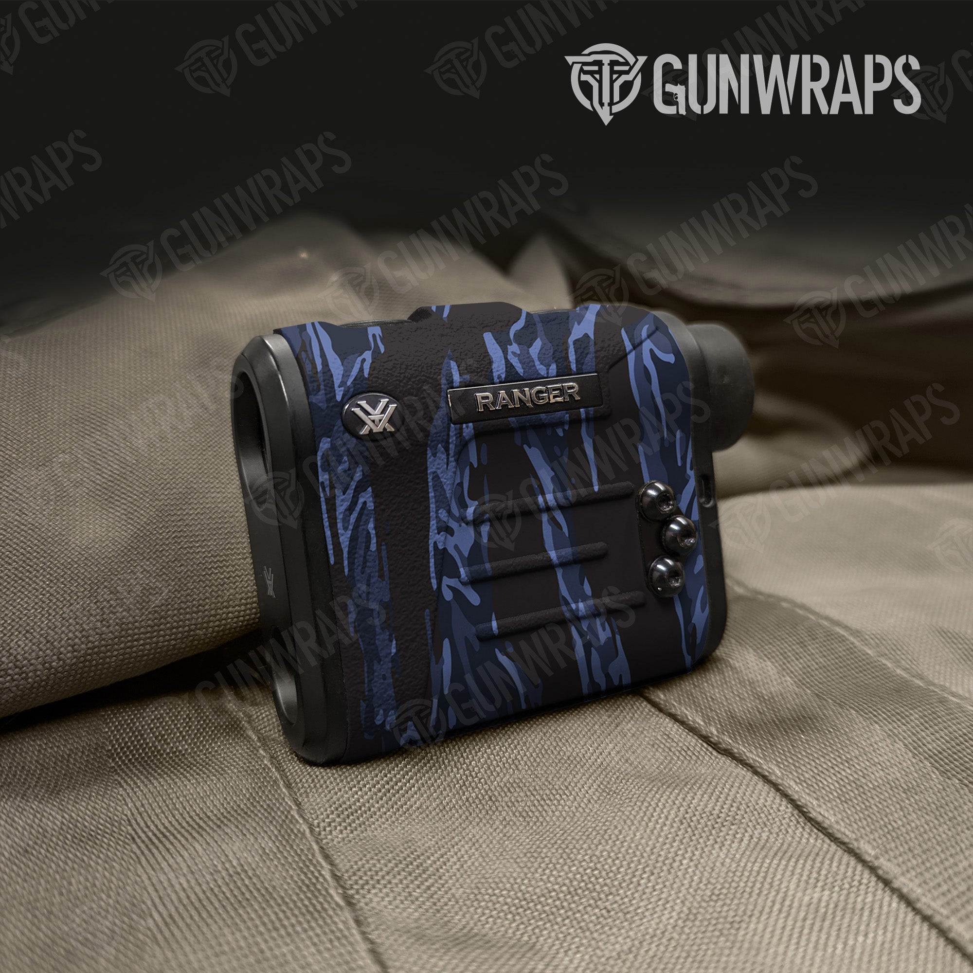Vietnam Tiger Stripe Blue Midnight Gun Skin Vinyl Wrap
