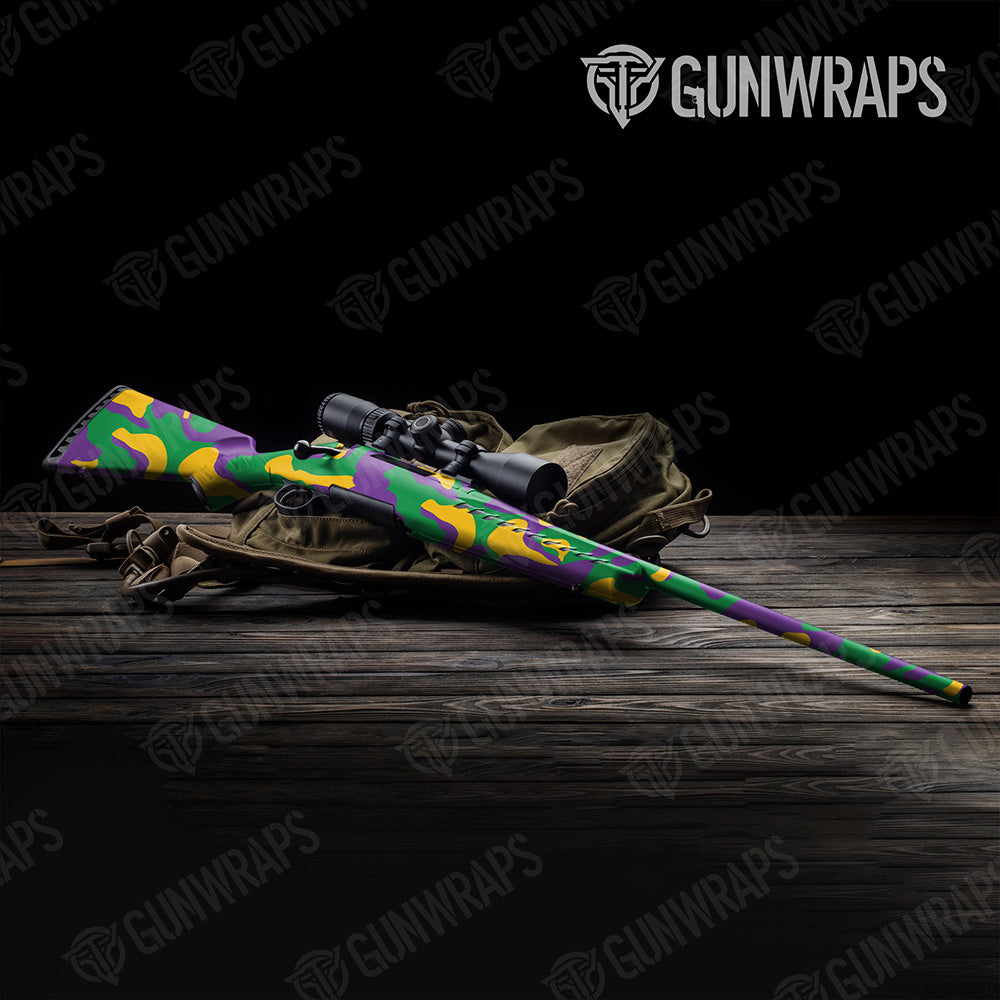 Classic Mardi Gras Gun Skin Vinyl Wrap