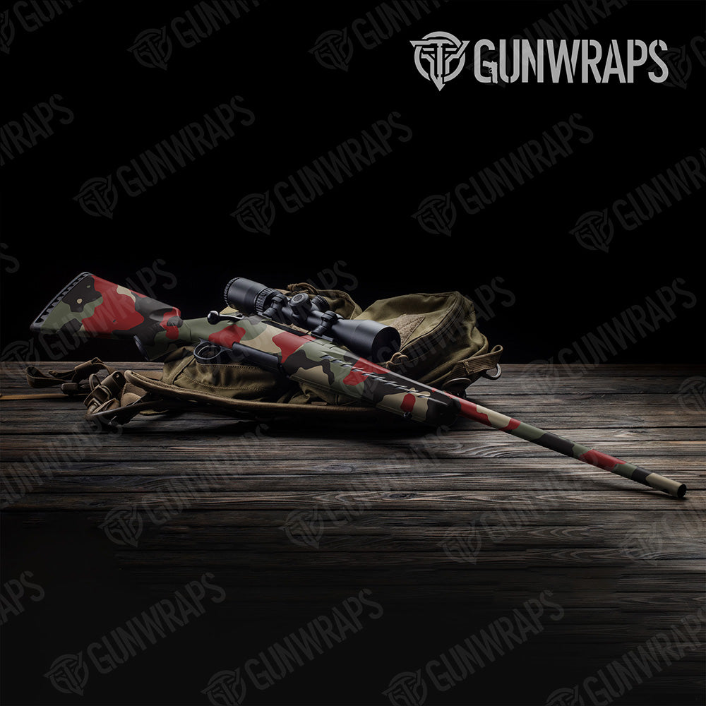 Cumulus Militant Red Gun Skin Vinyl Wrap