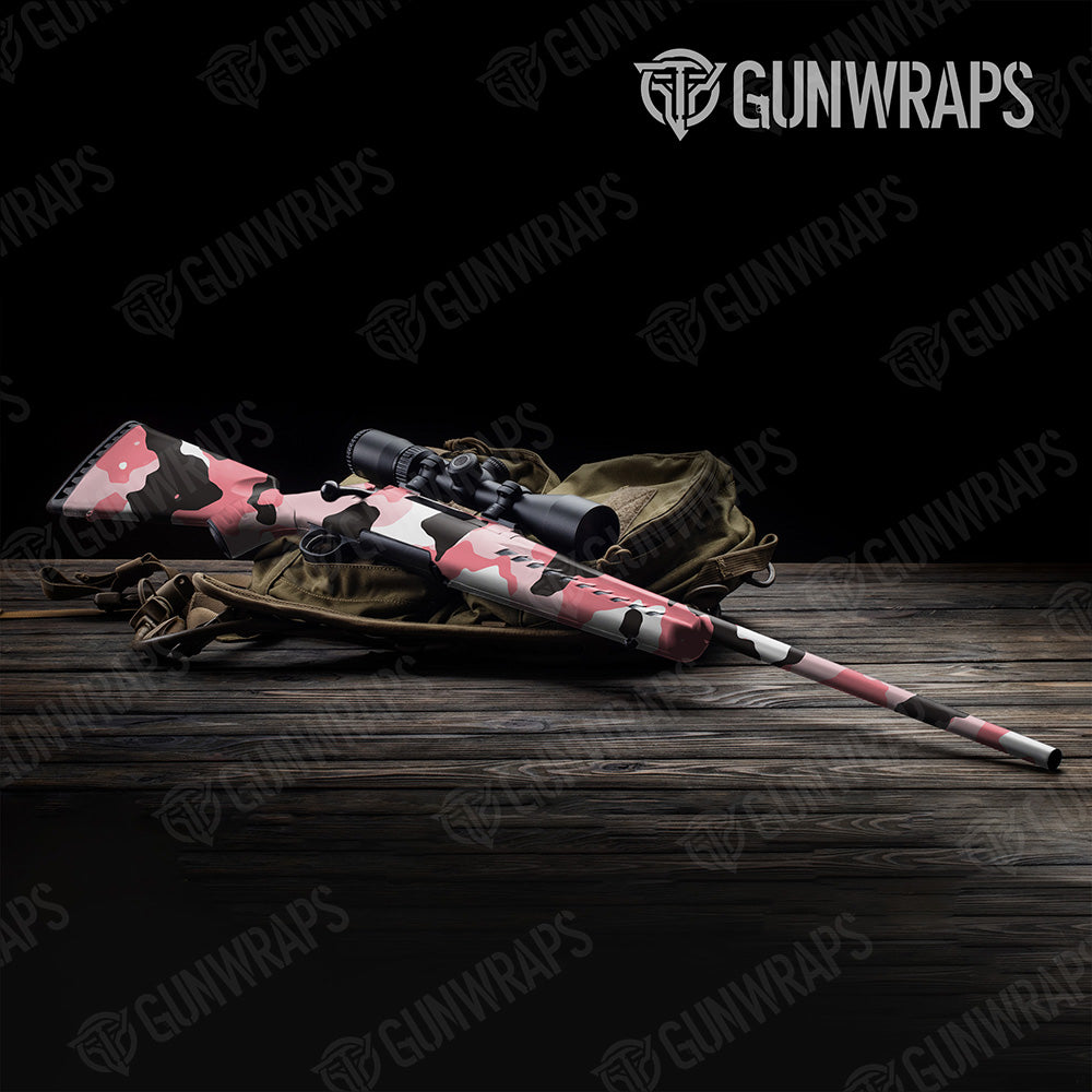 Cumulus Pink Gun Skin Vinyl Wrap