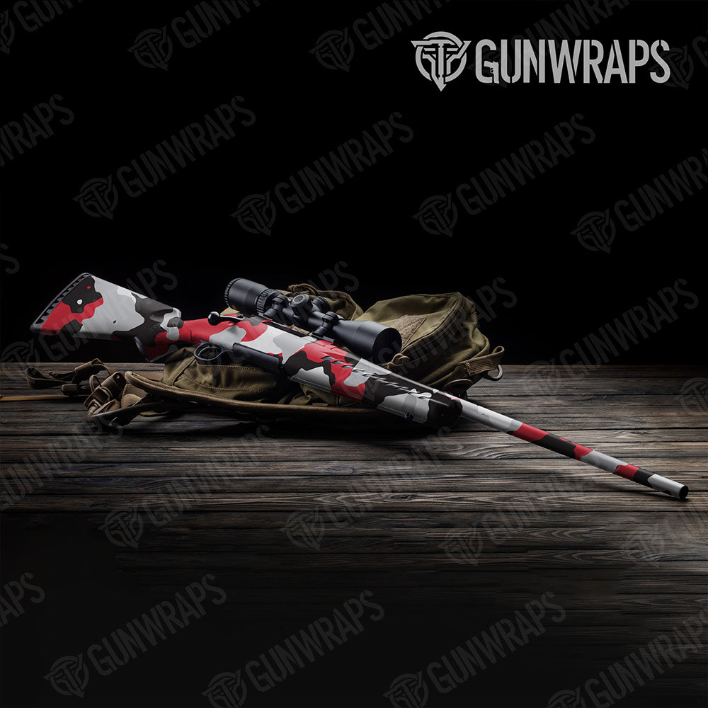 Cumulus Red Tiger Gun Skin Vinyl Wrap