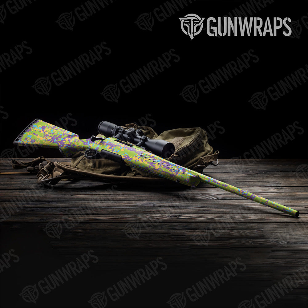 Digital Carnival Gun Skin Vinyl Wrap