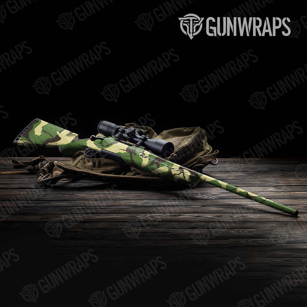 Ragged Jungle Gun Skin Vinyl Wrap