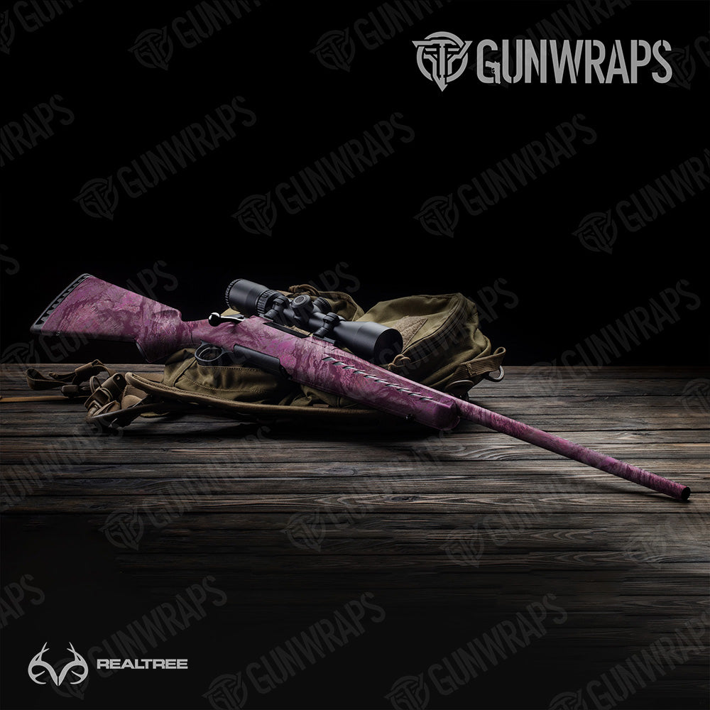 Realtree Aspect Cranberry Gun Skin Vinyl Wrap