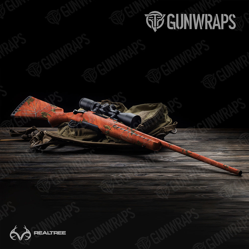 Realtree XTRA Colors Orange Gun Skin Vinyl Wrap