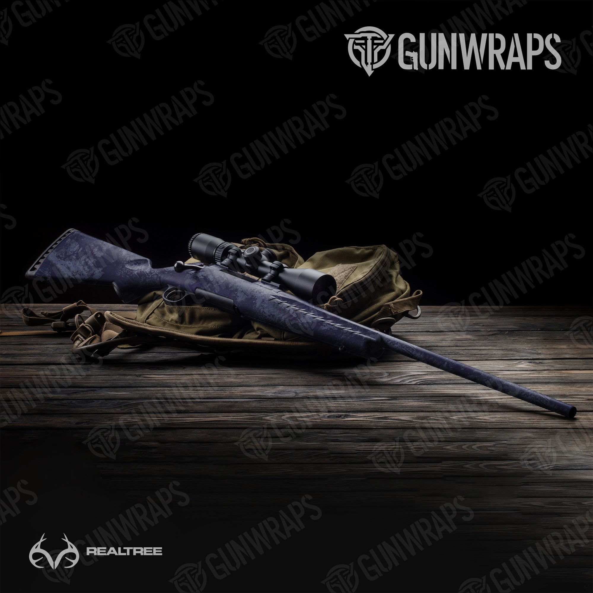 Realtree XTREME Deep Sea Gun Skin Vinyl Wrap
