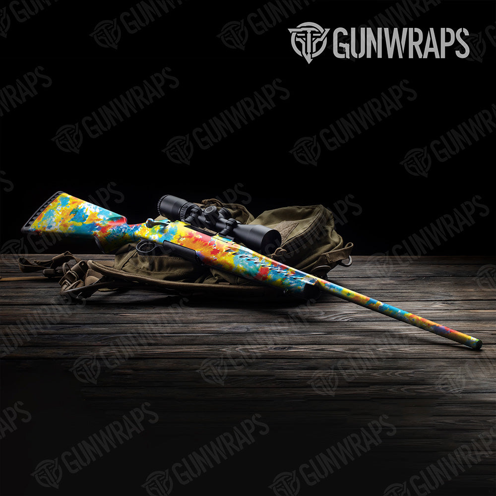 Tie Dye Coral Reef Gun Skin Vinyl Wrap