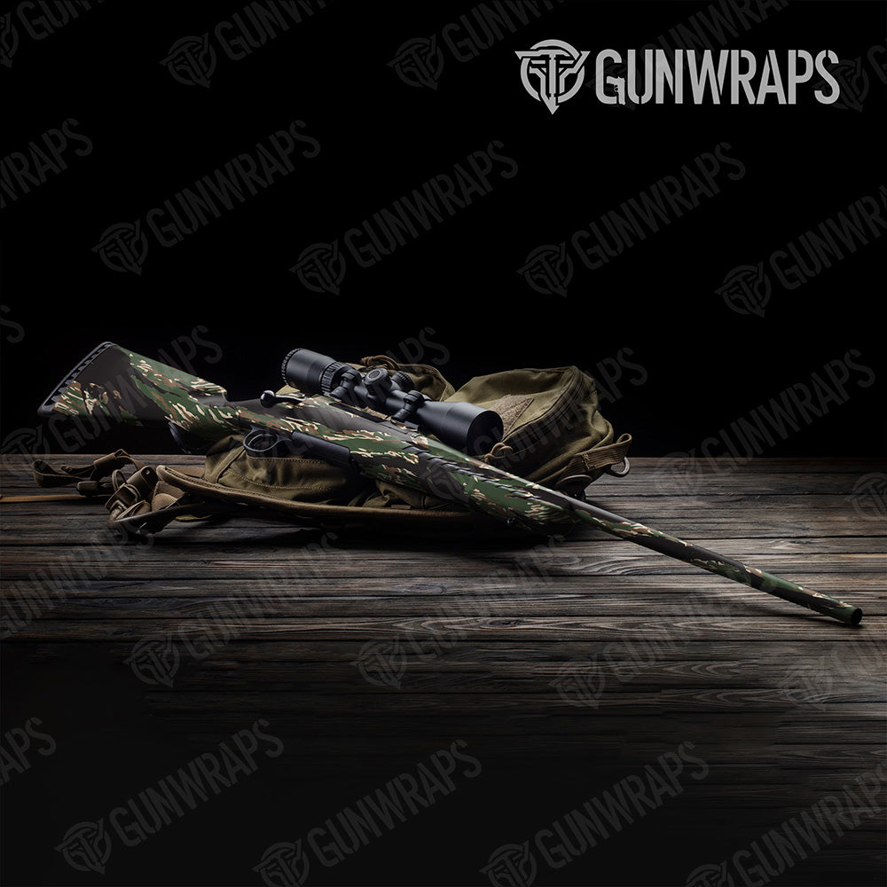 Vietnam Tiger Stripe Woodland Gun Skin Vinyl Wrap
