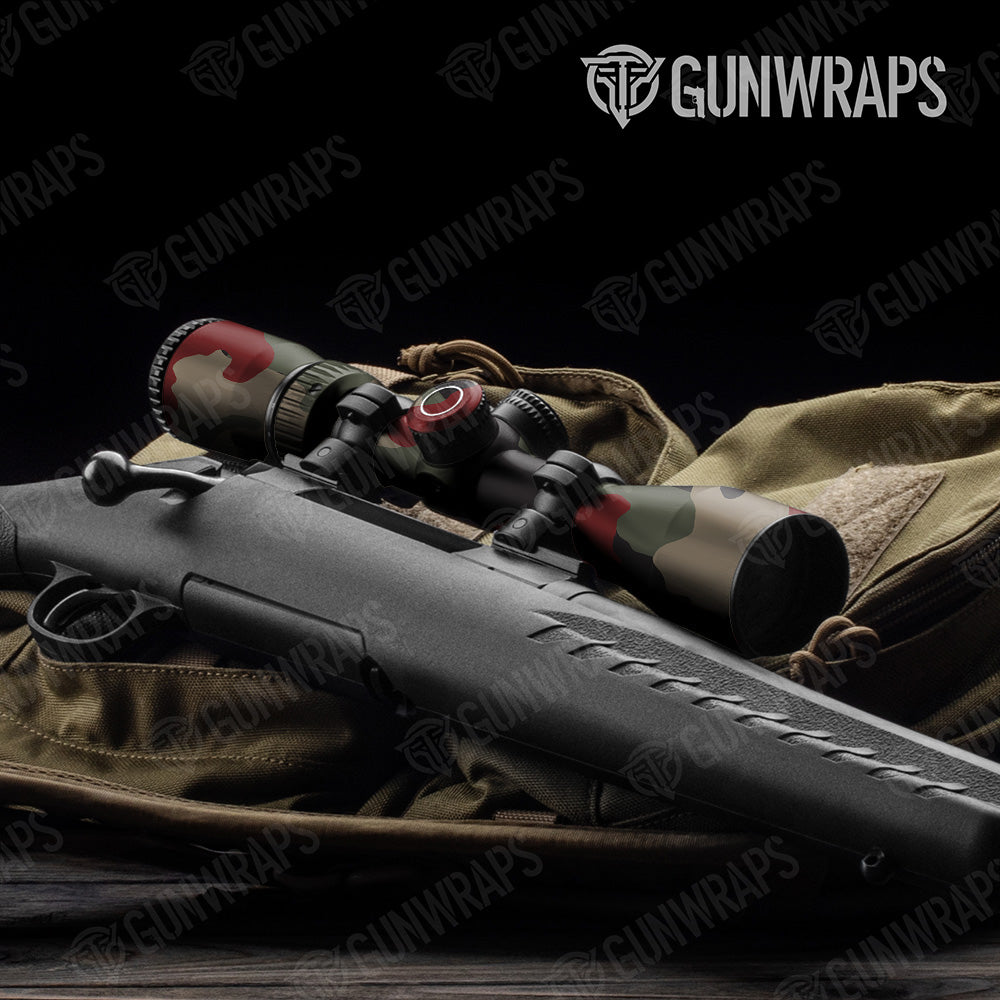 Cumulus Militant Red Gun Skin Vinyl Wrap