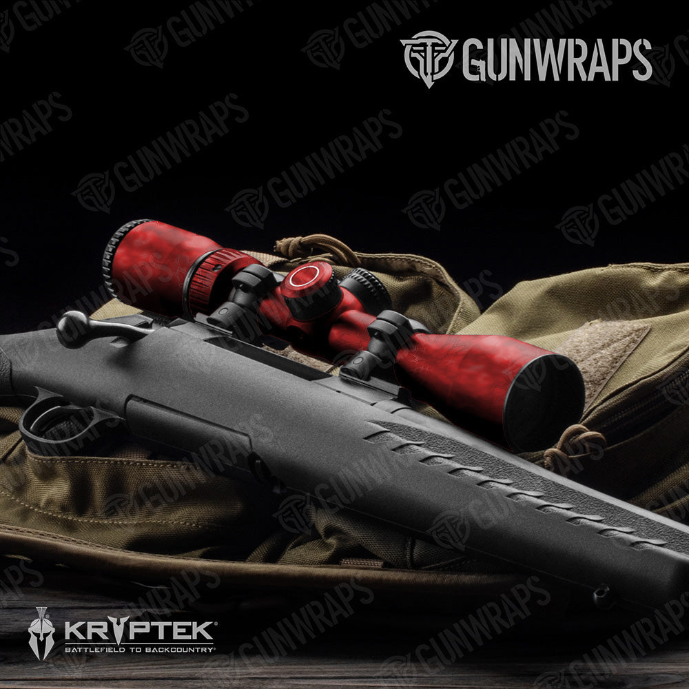 Kryptek Red Gun Skin Vinyl Wrap