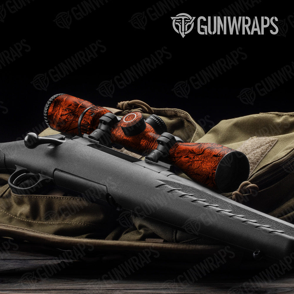 Nature Orange Forest Gun Skin Vinyl Wrap