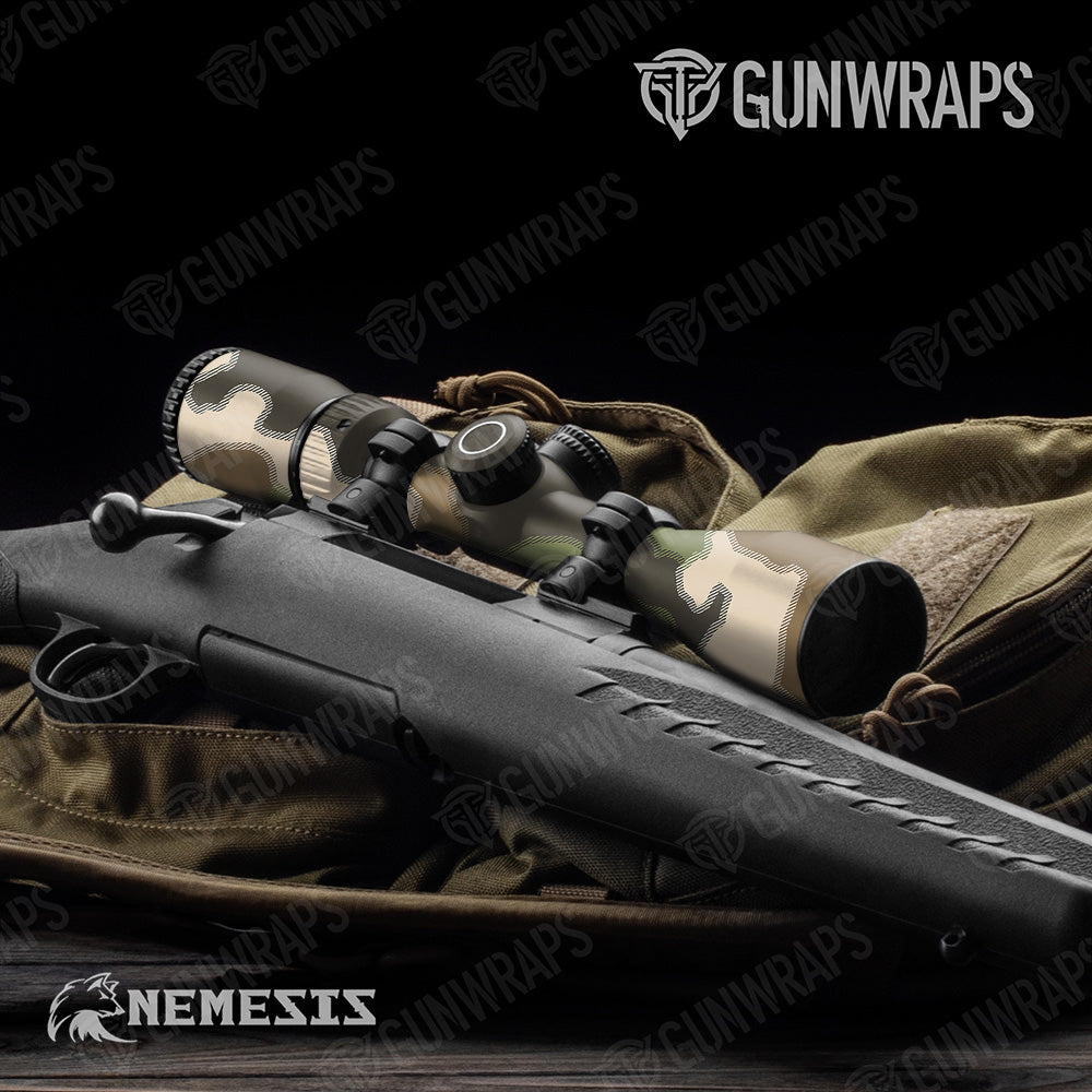 Nemesis Woodlands Wolf Gun Skin Vinyl Wrap