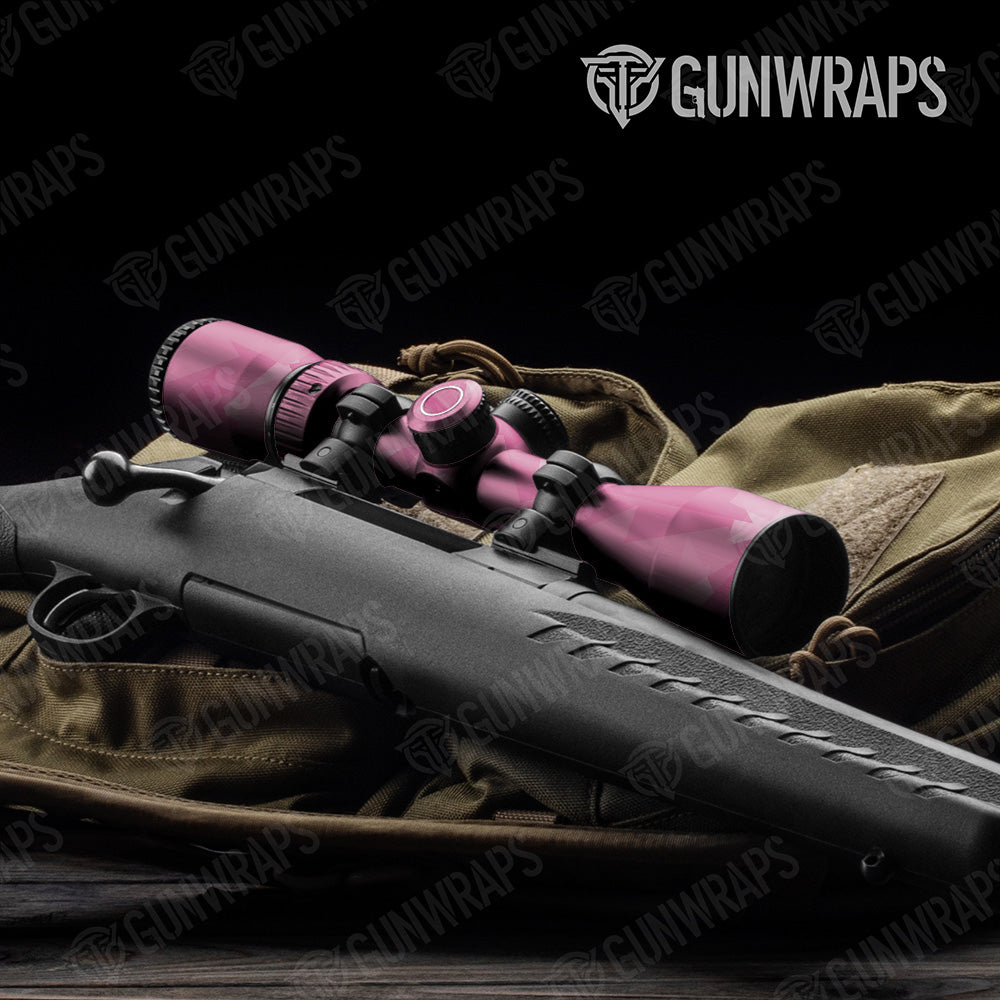 Shattered Elite Pink Gun Skin Vinyl Wrap